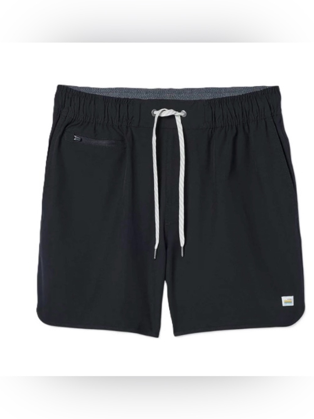 Vuori Banks Shorts Black Gray Mens Medium 7”